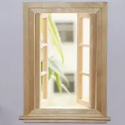 1:12 Scale Dollhouse Window Dollhouse Accessories for Home DIY Scene Bedroom