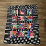 Kaffe Fassett Unfinished Quilt Top. $42 Measures Approx 34x42