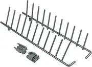Bosch Siemens 490712 00490712 2x Basket Insert Plate Shelf Folding Spike for Top Rack Dishwasher Dishwasher Also Balay Constructa Gaggenau Neff Küppersbusch 435335