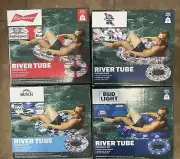 Beer Pool River Beach Float - Get 4 Budweiser Busch Bud Light Pabst - New 250 Lb