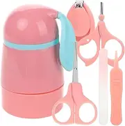 Vaguelly Nail Clippers Grooming Kit with File Scissors Safe Nail Care for Newborns Durable Gentle Tools for Easy Manicure and Pedicure for Grooming Needs