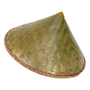 Bamboo Woven Fish Cap Fishing Sunshade Hat Japanese Bamboo Cone Hat Woven Cap