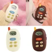 Cute Winter Hand Warmer Electric Phone Shaped Digital Display Screen Portable
