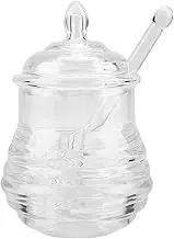 Transparent Beehiveshaped Honey Jar Safe Durable Honey Pot for Kitchen