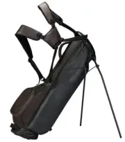 TaylorMade Flex Tech Carry Premium Stand Bag - Black / Brown