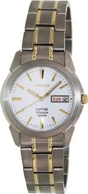 在飛比找Yahoo!奇摩拍賣優惠-SEIKO WATCH 精工超輕鈦金屬 藍寶石水晶鏡面 時尚