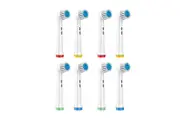 8pcs Electric Toothbrush Heads Replacements Compatible with Oral B-Style 4