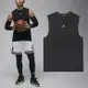 Nike 背心 Jordan Sport 男款 黑 白 速乾 開衩 運動 籃球 無袖 FN5857-010