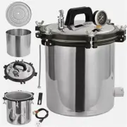Medical Steam Sterilizer Autoclave Sterilizer 18LDental Lab Equipment Stainless
