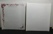 Lot of 2 Creative Memories 8x10 Refill RCM-10H Holiday and White Lined NOS