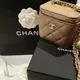 [二手] Chanel 香奈兒金球盒子包 奶茶色 裸色 鏈條包