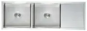 Stainless Steel Kitchen Sink 304 Undermount/Topmount Double Bowl