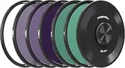 Freewell M2 Magnetic Quick Swap 5-Pack 82mm ND8, ND64, ND1000, CPL & UV Filters