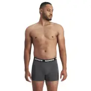 6 x Bonds Mens Total Package Trunks Ashphalt Marle Underwear