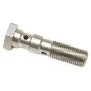 Aeroflow Stainless Steel Double Banjo Bolt 3/8"-24, AF305-03L