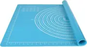 Non-Slip Silicone Pastry Mat Extra Large Non Stick Baking Mats, (2028cm, Blue)