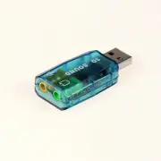 USB To 3.5mm Mic Headphone Jack Stereo Headset Sound Audio Adapter Card