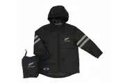 New Zealand All Blacks Packable Rain Jacket Water Resistant Coat - Childs Size 6