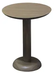Oslo Round Lamp Table (Latte)