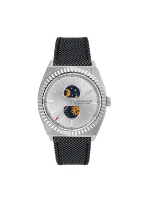 Jason Hyde Eight Days a Week Sun and Moon Watch Men Blue Watches
