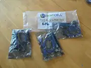 MintCell GPU 3 pack PCI-E 16x To 1x MOLEX Powered Riser Adapter Power Cables