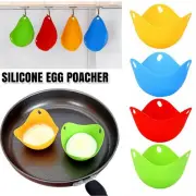 4-16PcsSilicone Egg Poacher Poaching Pods Pan Poached Cups Moulds For Kitchen