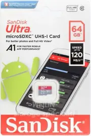 SANDISK 64 GB A1 ultra micro SD SDXC TF MEMORY Card Class 10 120MB/s 64G 4K