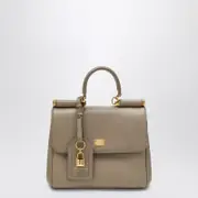 [Dolce & Gabbana] Shoulder bag My Sicily in black leather One size Brown