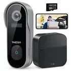3MP Smart Wireless WiFi Video Doorbell Camera Intercom Security Camera Door Bell