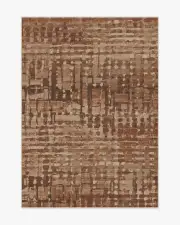 150' x 215' | Machine Washable Runner Rug | Kid & Pet Friendly | Indoor Rug | Brooklyn Copper Clay Rug by Architectural Digest | Ruggable