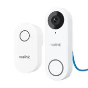 Reolink 2K+ Wired PoE Video Doorbell with Chime (White)