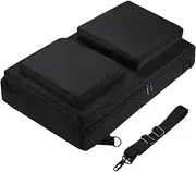 ａ aternee DJ Controller Storage Bag Dj Cables File Bag Portable Polyester Scratch Resistant Large Protector Padded Rustproof DJ Gig Bag