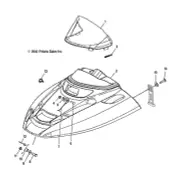 Polaris Windshield, Genuine OEM Part 5436589, Qty 1