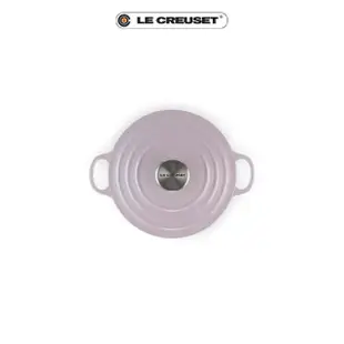 【Le Creuset】琺瑯鑄鐵鍋圓鍋18cm(辣椒紅/海岸藍/薰衣草/水霧白)