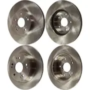 Front and Rear Brake Disc for Honda Accord 2006-2012, Acura TSX 2009-2014,