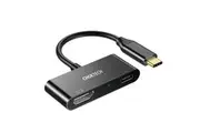 CHOETECH HUB-M03 USB-C To HDMI Adapter(4K@60hz) with 60W PD Charging Port