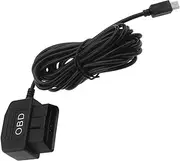 SING F LTD OBD Power Cable Mini USB OBD2 Power Cable Adapter Hardwire Charger Cable 24 Hours Surveillance with Mode Switch Button for Dash Cam 3.5 Meters