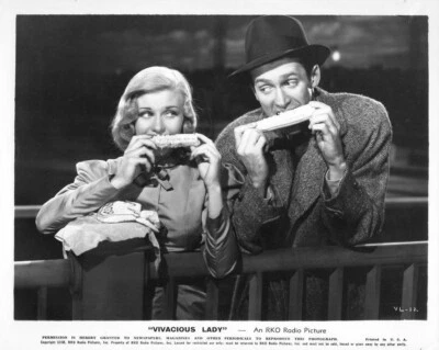 GINGER ROGERS AND JIMMY STEWART VIVACIOUS LADY 8X10 PHOTO