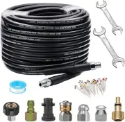 AcbbMNS 30M Sewer Jetter Kit for Pressure Washer, 5800 PSI Drain Cleaning Set