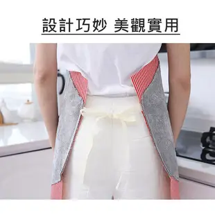 日式擦手圍裙 可擦手 可調節 大口袋珊瑚絨圍裙 J269 (4.2折)