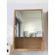 單面鏡櫃 橡木鏡箱 鄉村風 極簡風 浴室鏡櫃 衛浴化妝鏡 尺寸：寬45*深13*高62cm GR-4845