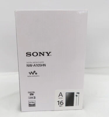 SONY WALKMAN 16GB Audio Player NW-A105HN w/ Earphone Blue English Language