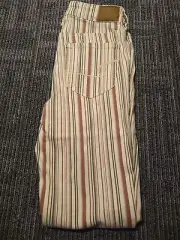 American Eagle Next Level Stretch Hi Rise Striped Jegging Women's Size 4 NEW