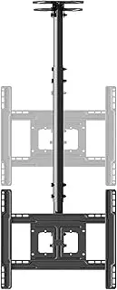 Adjustable TV Ceiling Mount, Tilt Swivel TV Bracket, Fits 32-65 Inch Flat Panel Televisions, Mount On Ceilings, Up to 140 Lbs TV Bracket