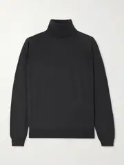 [The Row] The Row - Heva Wool-jersey Turtleneck Sweater - Gray - x small x small Gray