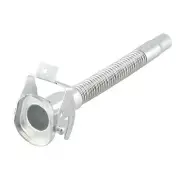 Premium Silver Metal Spout Nozzle Compatible with For Standard Jerry Cans