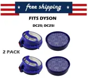 4 Post Pre Motor HEPA Filter For Dyson DC25 DC25i Bagless Vac 916188-05; 919171