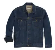 NWT 6X Big Wrangler Sherpa Lined Denim Jacket MSRP 129.95