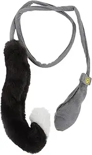 VANZACK Simulated Tail Cat Toy Interactive Pet Plaything Cat Teaser Pet Plush Toy