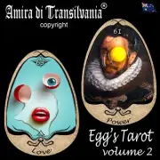 tarot cards deck oracle book author artist play card vintage art collectible egg